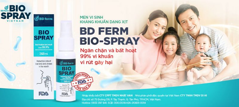 BDFerm Bio Spray, Bio Spray, Bio Spray mua ở đâu?, BioSpray, xịt họng BDFERM BIO - SPRAY, Xịt họng BDFerm Bio Spray giá bao nhiêu?, Xịt họng BioSpray, Xịt họng Diệt Virus Bio Spray.