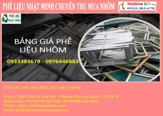 Dịch vụ thu mua phế liệu nhôm giá cao - Phế Liệu Nhật Minh