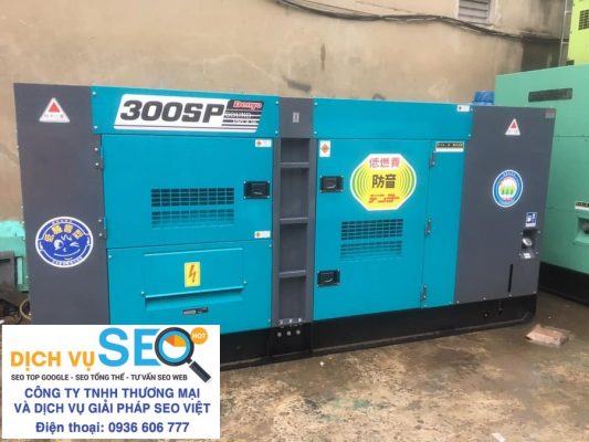 Máy Phát Điện Võ Gia: Máy phát điện 300KVA 3 Pha